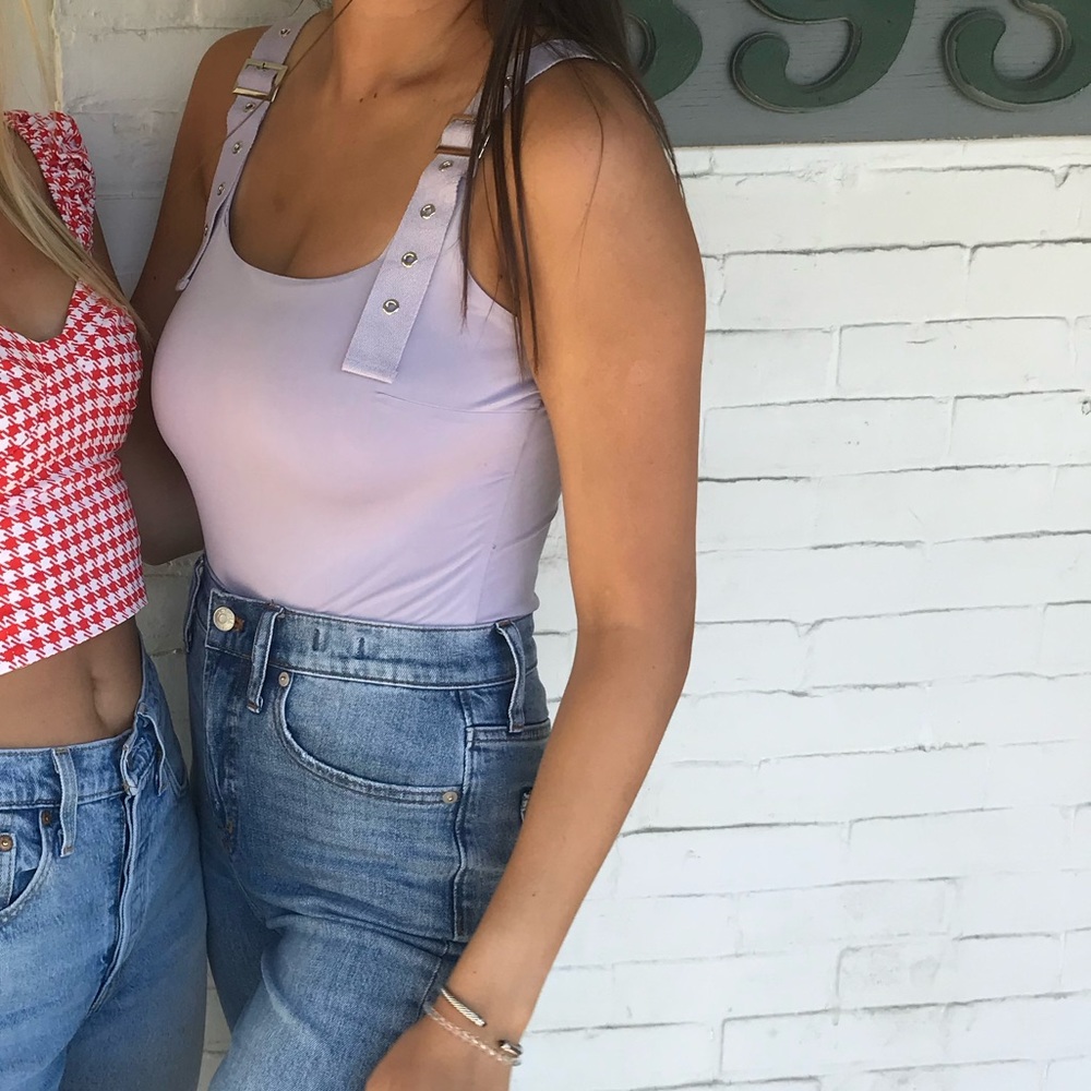 Purple bodysuit